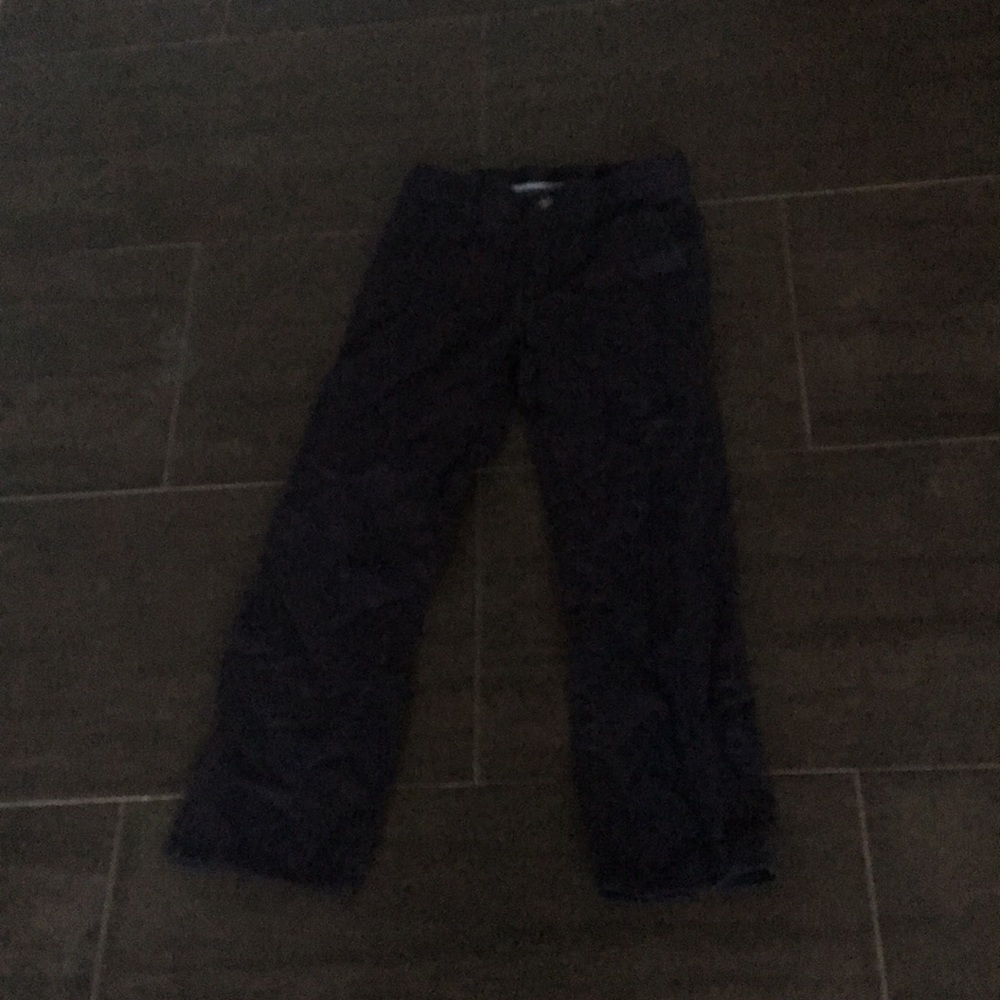 IZod Navy Dress Pants- khaki material